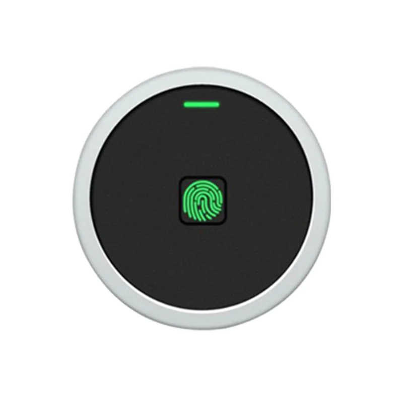 

ABLG круглый стиль встроенный EM RFID контроль доступа к двери водонепроницаемый металлический разблокировка отпечатков пальцев/контактный код анти-тамперная сигнализация