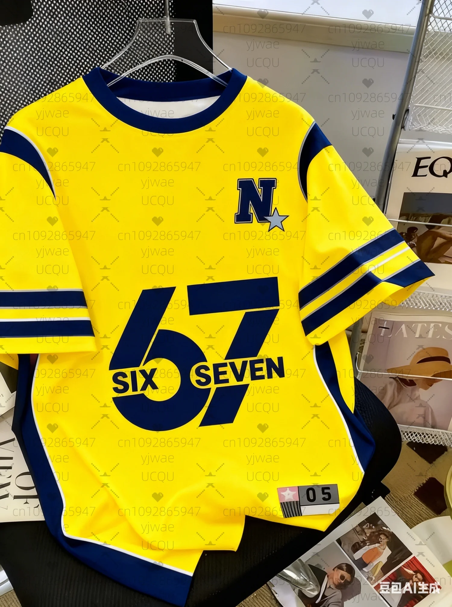 6 7 Printing Parent-child Matching Outfits Autumn Short Sleeve T-Shirt Plus Size Jersey Sportwear Outdoor Round Neck T-Shirt