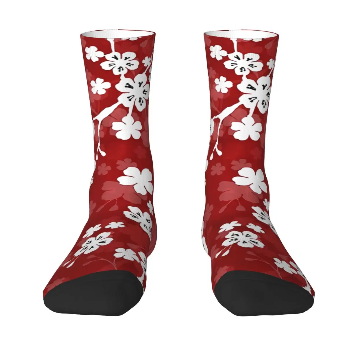 Blumen socke gedruckt Mann Polyester