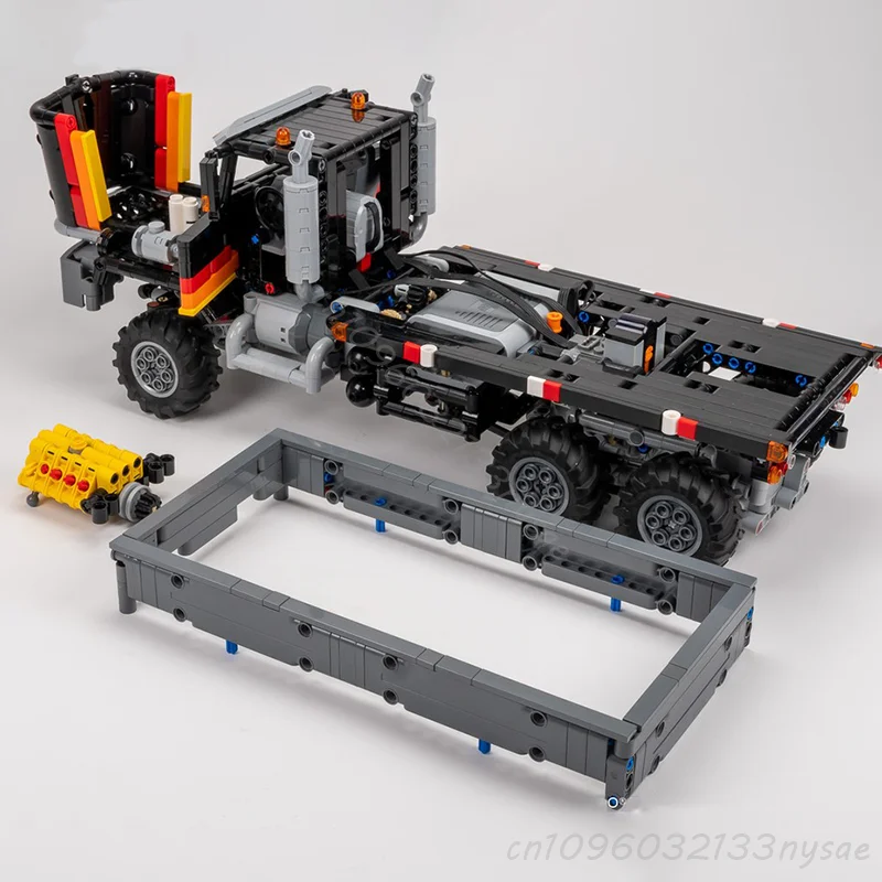 Neue technische 42111 MOC DIY 6 × 6 Off Road Truck Classic Super Truck Van Montage Baustein Kinder Lernspielzeug Jungen Geschenke