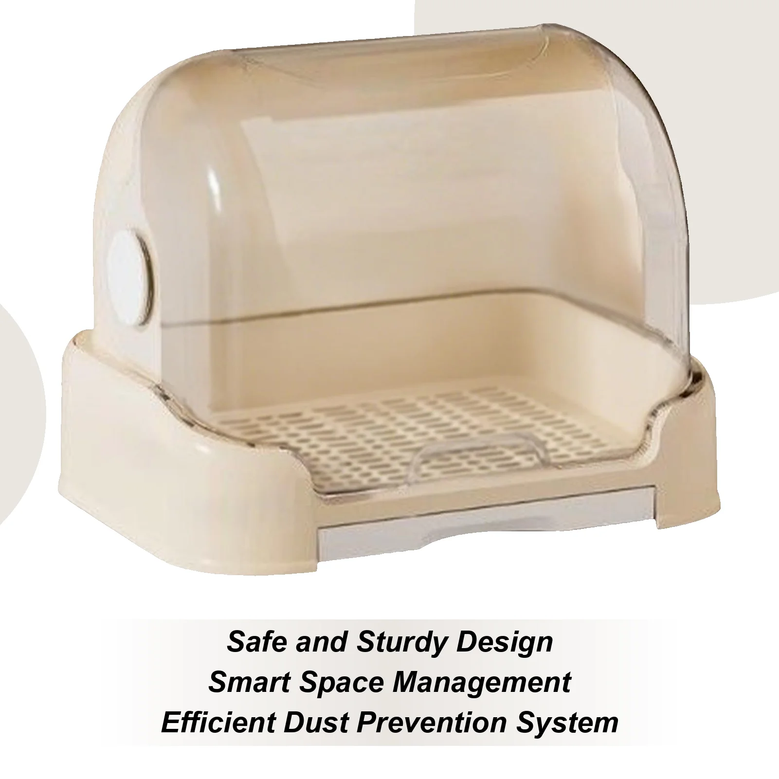 

Большой ящик для хранения детских бутылочек с сушилкой для детских бутылочек, пылезащитный контейнер, чехол для соски, столовых приборов, ежедневный