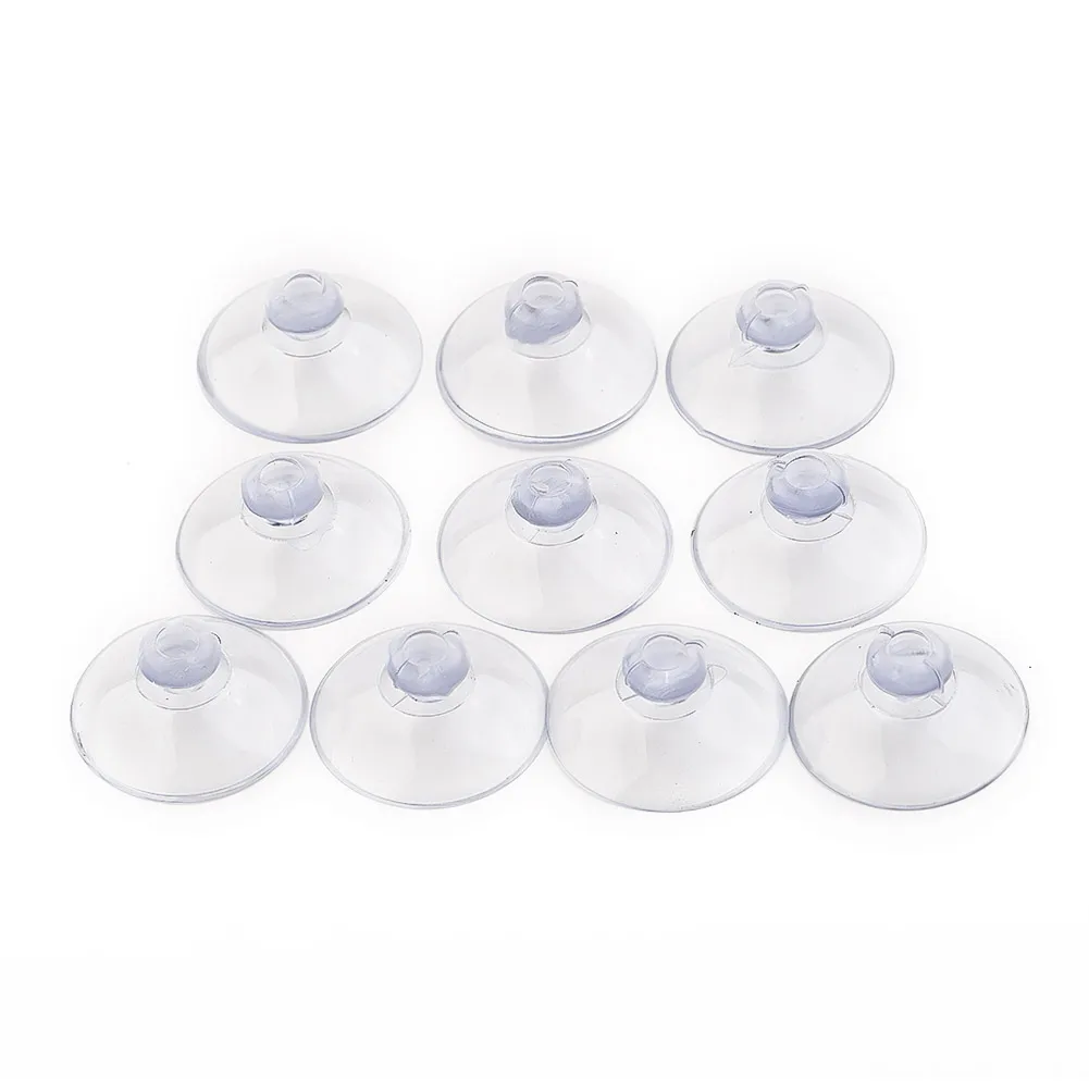 10 Pcs 20mm / 25mm / 40mm PVC Suction Cups - Any Type - Wide Range - Clear Plastic/Rubber Casement Suckers In Stock Wall Stick