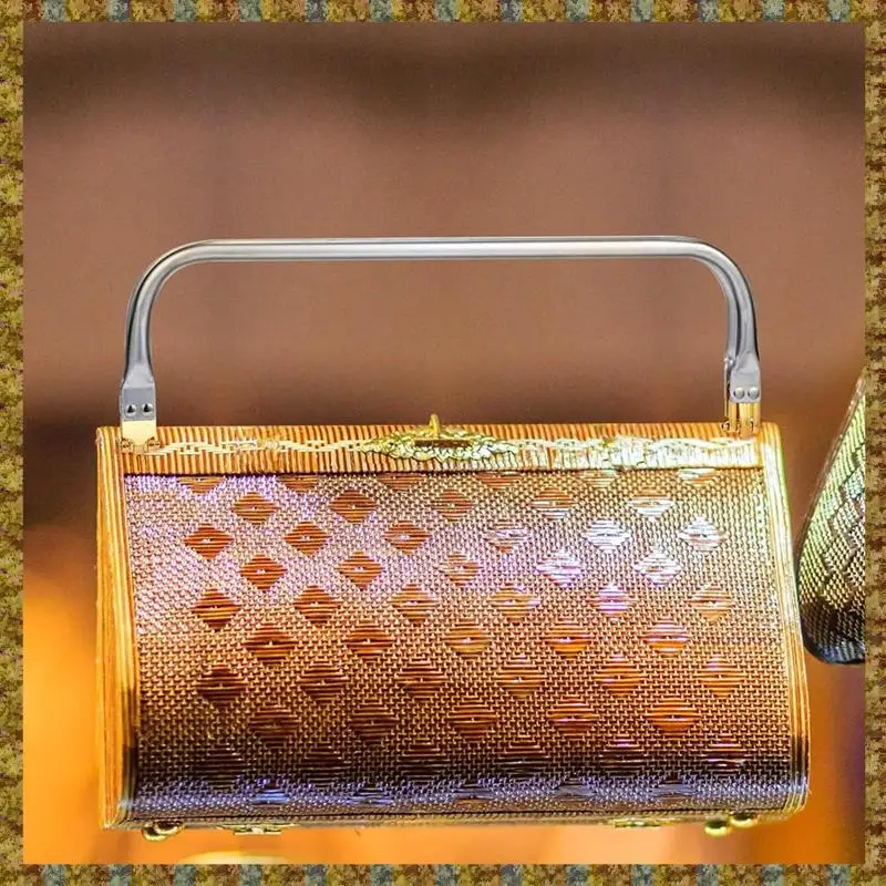 

F-F 12 Inch Purse Frame Rectangle Lock Frame Kiss Lock Clasp Bag Frame Hardware Replacements Purse Closure 4PCS