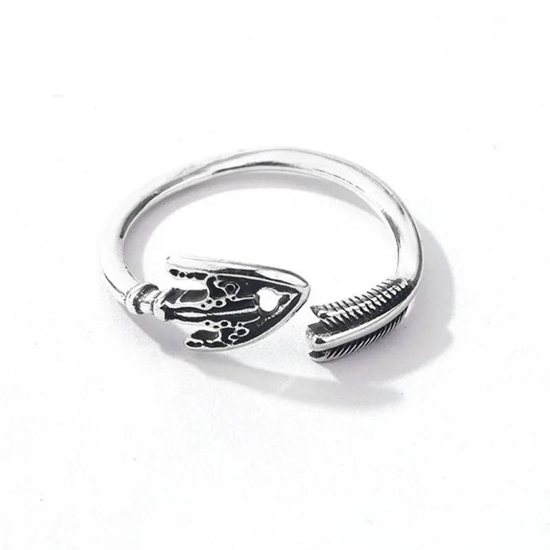 Anime Peripheral Jojo Jojo Fantastic Adventure Bug Arrow Ring Double Arrow Open Ring Personality Index Finger Ring