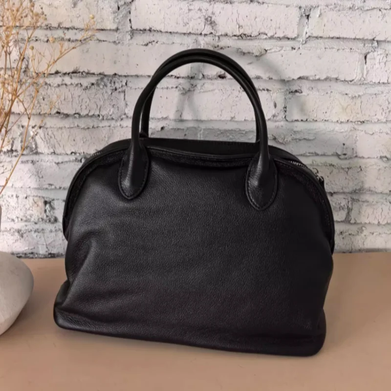 

Ретро-сумка из натуральной кожи, стильная, однотонная, класса люкс, с регулируемым ремнем, через плечо