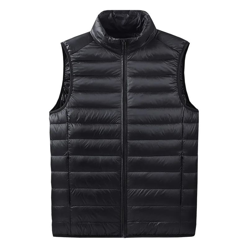 Winter Jacket for Men Duck Down Vest Coat Ultralight Sleeveless Puffer Vest Jacket Ultra Thin Warm Lightweight Down Waistcoat