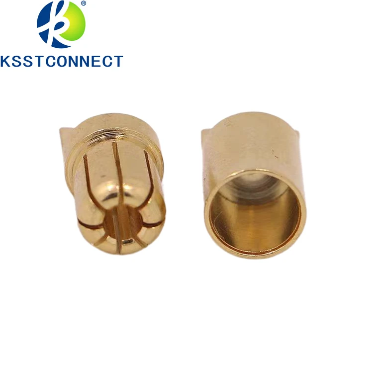 GC6510 10pairs/lot  High Quality 6.5mm Gold Plated Bullet Connector Banana Plug Male + Female for RC Motor ESC Parts