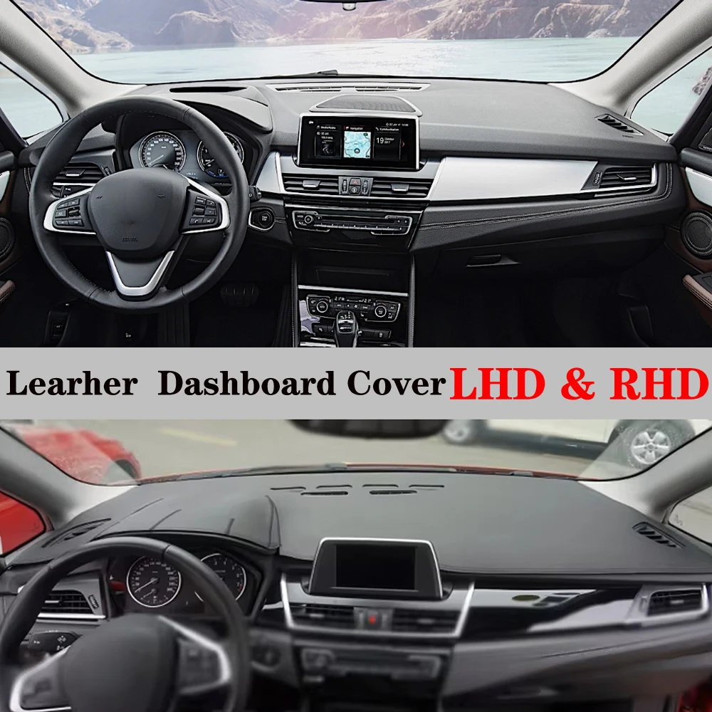 For BMW 2 Series Active Tourer Gran F45 F46 2014 2015-2020 Accessories Leather Dashmat Car Styling Dash Mat Dashboard Cover PADS
