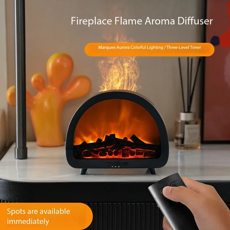 

Увлажнитель воздуха с дистанционным управлением, увлажнители эфирных масел, домашний ароматический увлажнитель, автоматический диффузор аромата с пламенем и RGB подсветкой