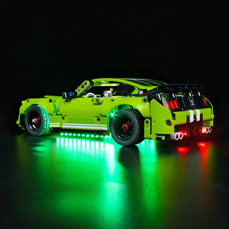 Zestaw oświetlenia LED DIY do LEGO 42138 GT500 Techniczna super sportowa Vechiel (tylko światło LED, bez modelu klocków)