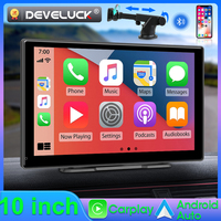 10 Inch Wireless Carplay Android Auto MP5 Portable Smart Screen Car Radio Multimedia Video Player Rear View Camera Bluetooth 5.0