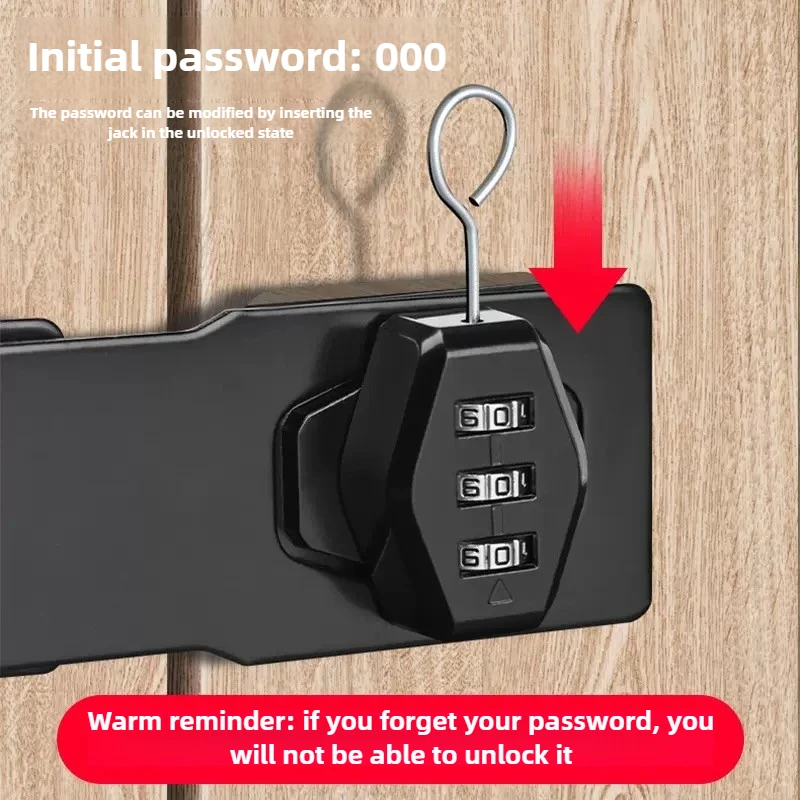 Anti-theft Combination Locks Keyless Household Security Cabinet Password Lock for Door Locks,Shoe Cabinets,Drawers,Wardrobes