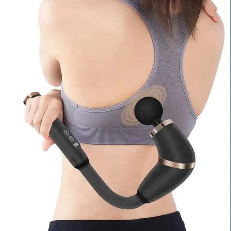 

Portable electric body deep massage device, 4-head brushless motor motion drill foot, neck and leg massage gun