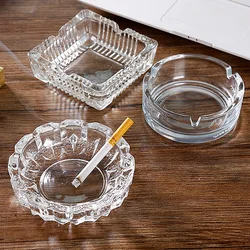 Household crystal glass ashtray creative personality trend bedroom living room small large ktv bar  pf91801