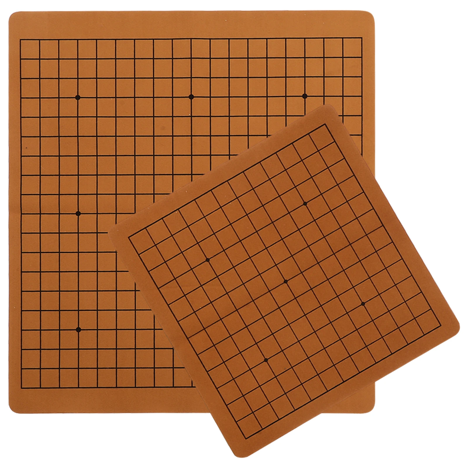 

2 Pcs Double-sided 13x19 Way Foldable Chessboard Kids Travel Toys Portable Design Lightweight