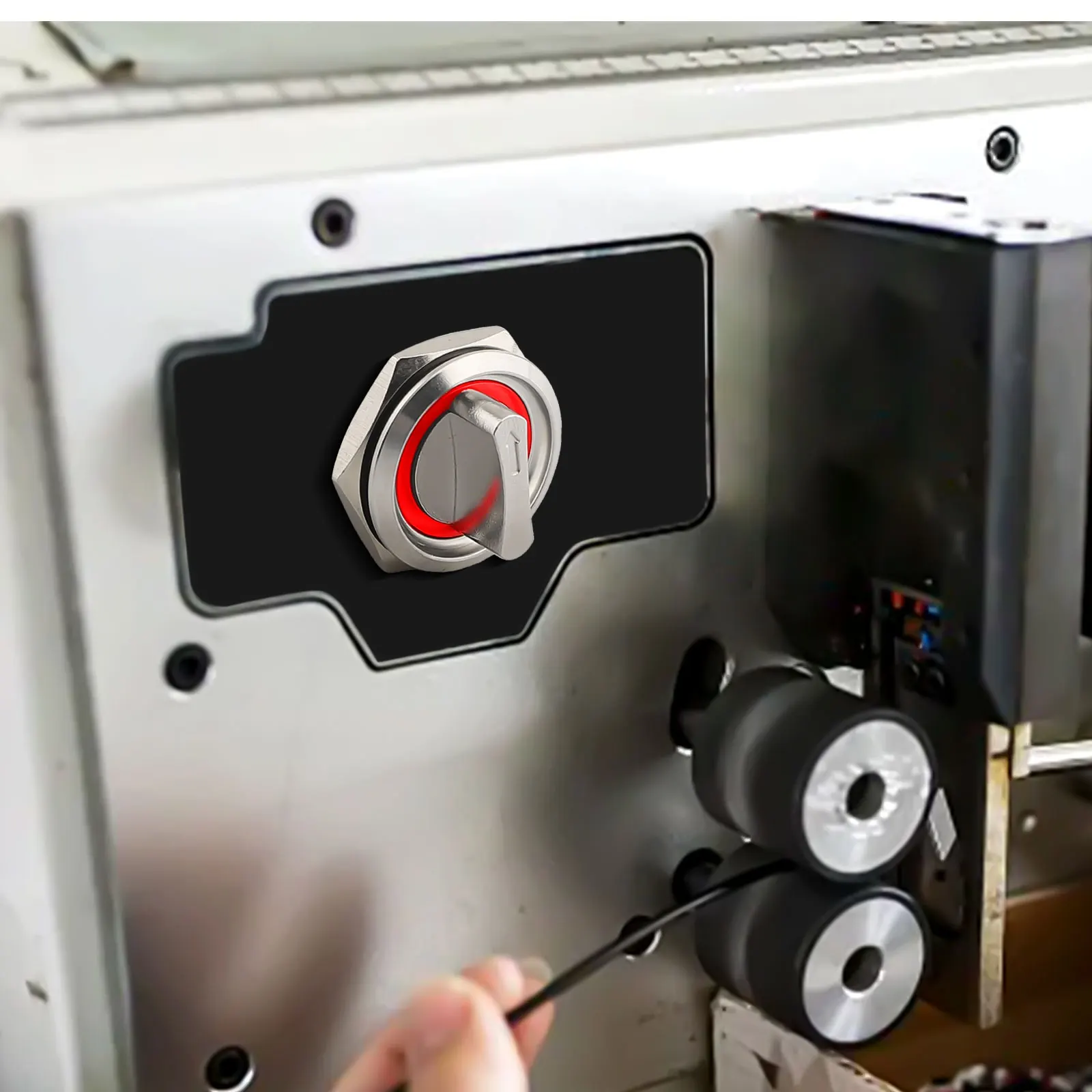 

Low Light Conditions 19mm 0.75 Mounting Hole Selector Switch 2 Positions Switch Self-locking 12-24V Rated Voltage