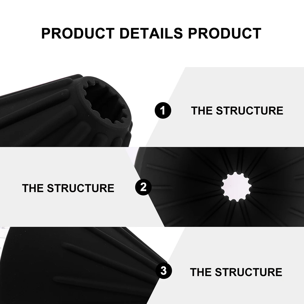 

2 Pcs Coffee Funnel Durable Silicone Reusable Home Cup Strainer Manual Dripper Coffee Maker Tool