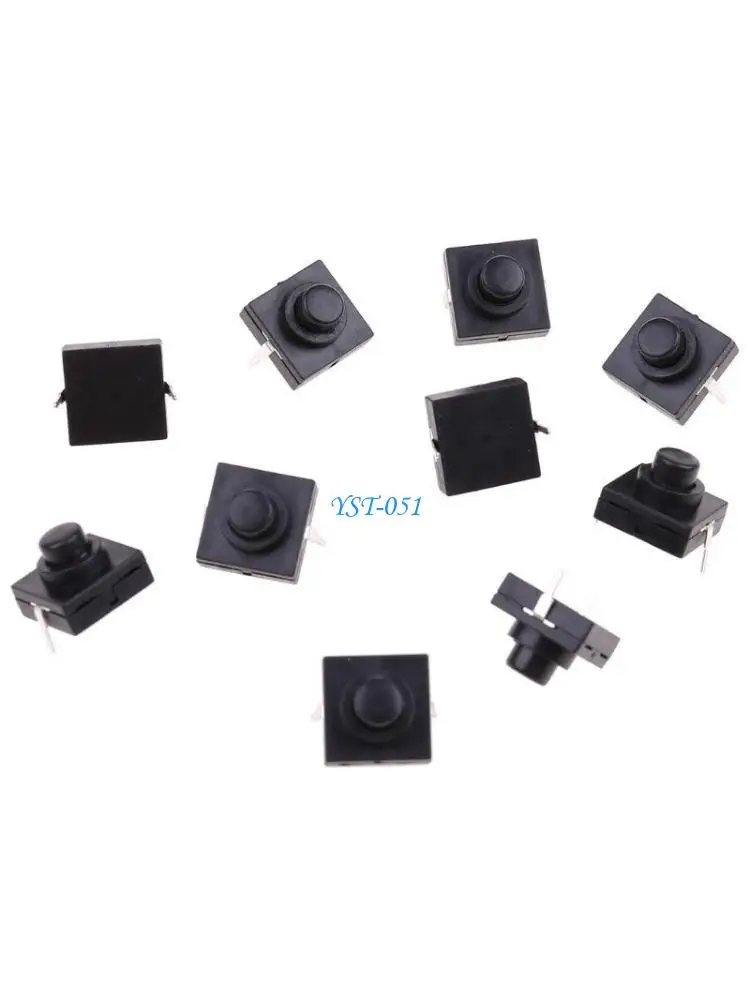 

E15A 10 PCS Кнопка выключателя фонарика 1A 30 В 2PIN CB-1212-112D Ультра-тонкие средние ноги