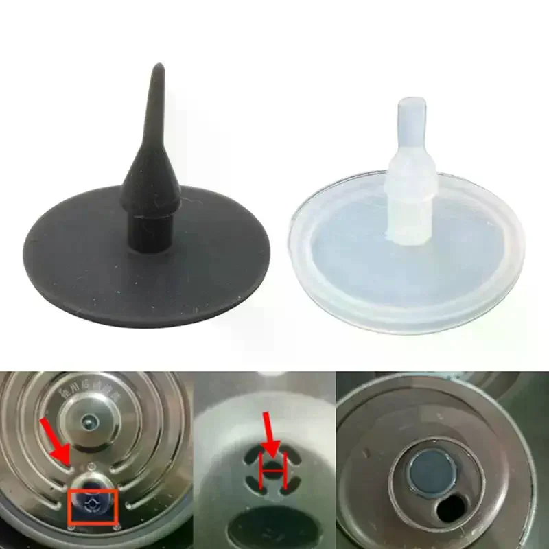 2/5/10pcs Food Grade Silicone Rice Cooker Steam Valve Leak Proof Universal Silicone Gasket Home Kitchen Replacement Parts