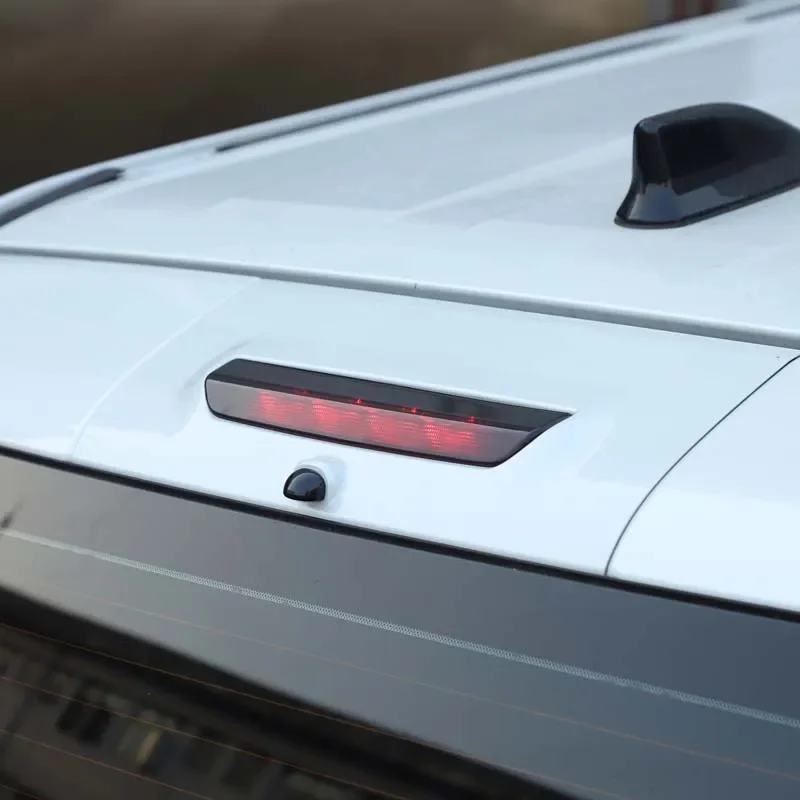 

For Toyota Land Cruiser Prado 250 LC250 2024-2025 ABS Blackened Car High brake light Rear fog light cover Trim Car Accessories