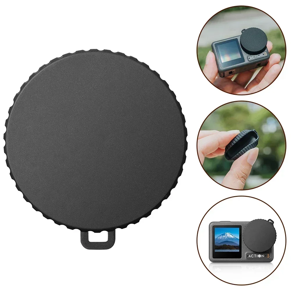 Camera Lens Protective Cover For DJI For ACTION 4/3 Camera Lens Cap Dust-proof Cover Video Cameras Accessories