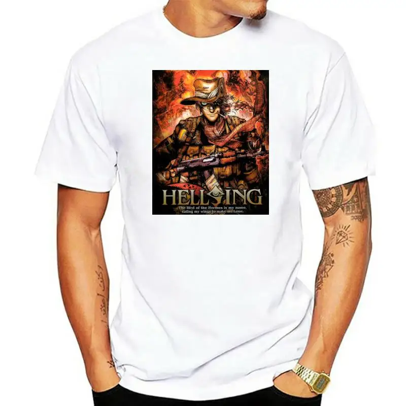 

Anime Hellsing Ultimate V1 Tomokazu Tokoro T Shirt (Black) All Sizes S-3Xl Custom Special Print Tee Shirt