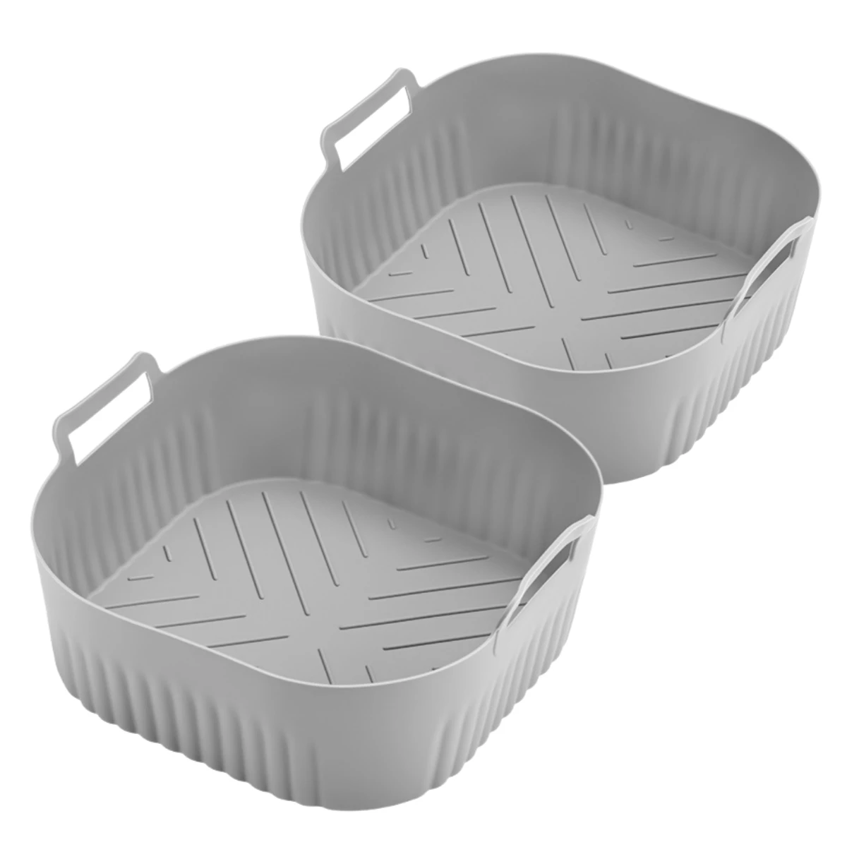Set of 2 Silicone Basket for NA229 220 6QT 4 2L with Unique Raised Bottom Design to Promote Even Cooking Set of