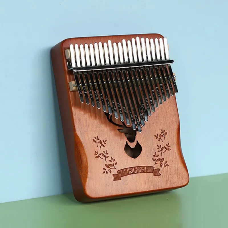 21 Key Kalimba Thumb Piano Wooden Finger Piano Portable Music Instrument Gifts for Kids Birthday Mbira Finger Piano