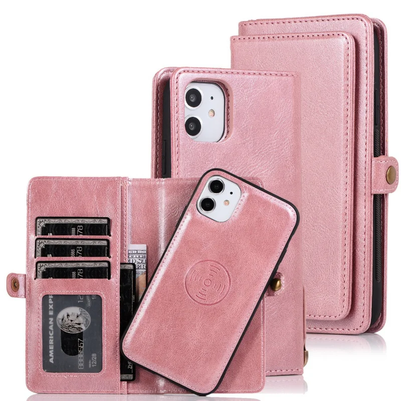 

Подходит для iPhone13proМногофункциональный чехол для телефона14promax Wallet Case12Card