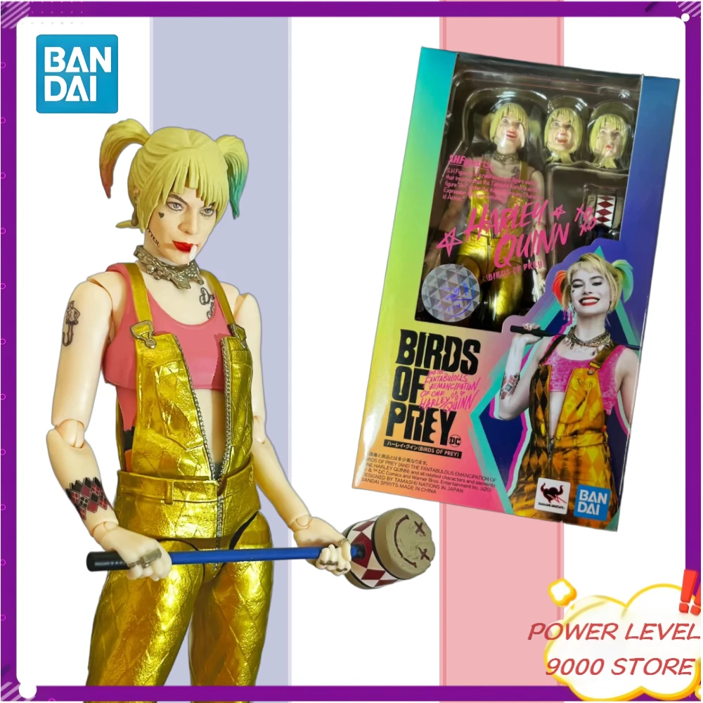 

В наличии: Оригинальная фигурка Bandai S.H.Figuarts SHF Харли Квинн из фильма «Хищные птицы» в золотом комбинезоне, версия DC Movie.
