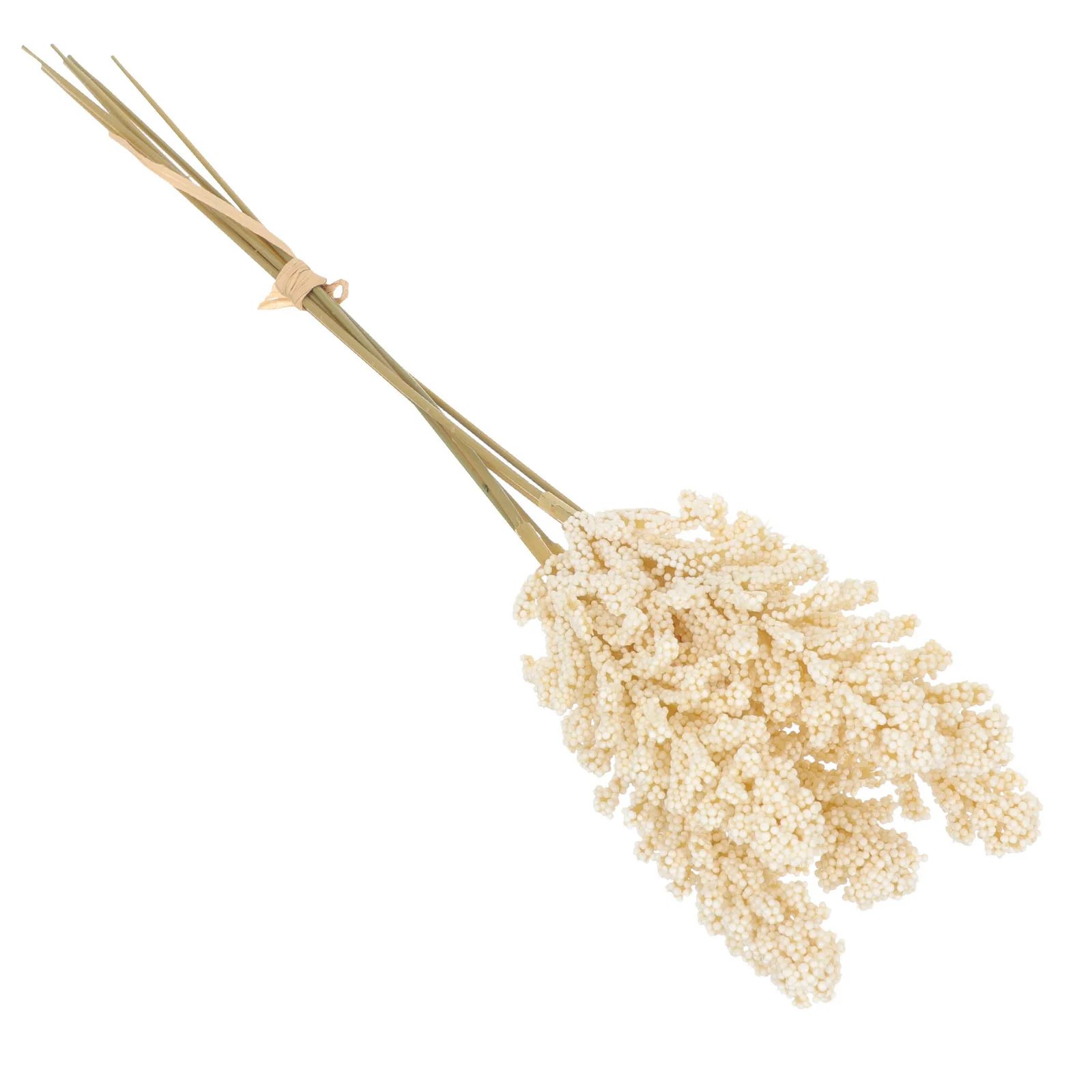 

2 Bunches Wheat Decor Artificial Stalks Dried Wheat Stalks for Wedding Table Centerpieces Home and Office Decoration