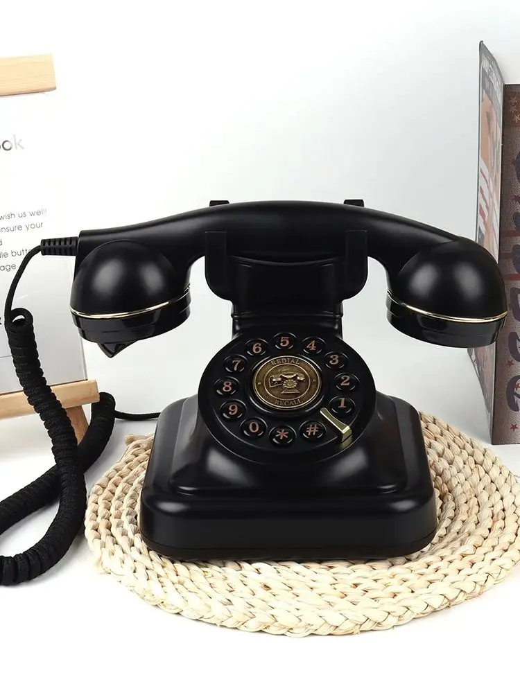 Black Color audio guestbook Wedding phone voice recording vintage Telephone for wedding Phone Use