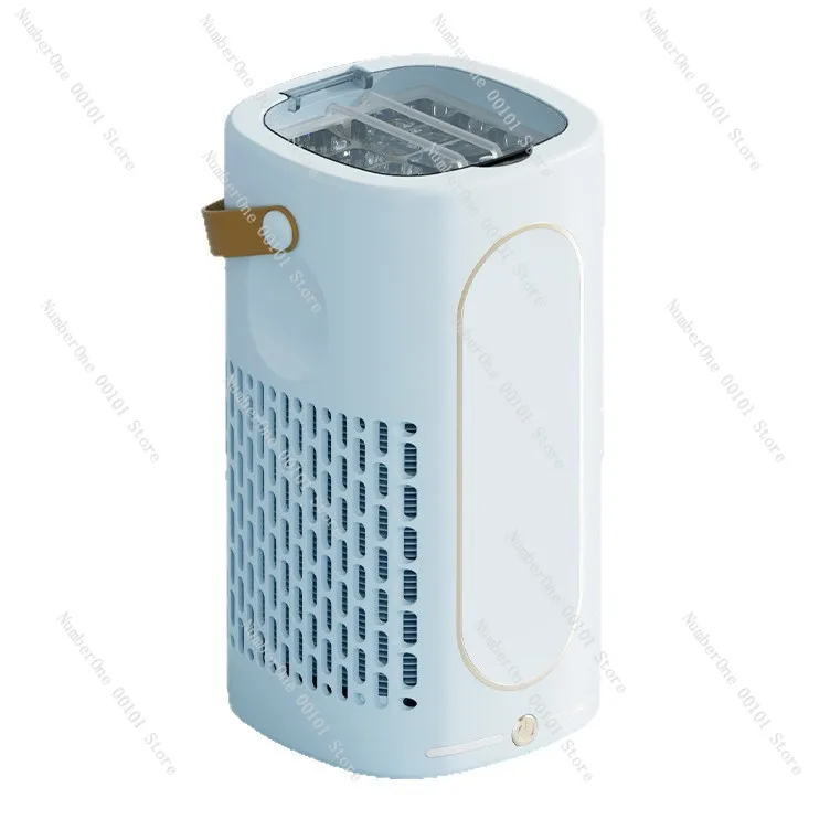 Portable Desktop Ice Cube Maker Mini Automatic Small Machine For Home Office Camping RV Car Countertop