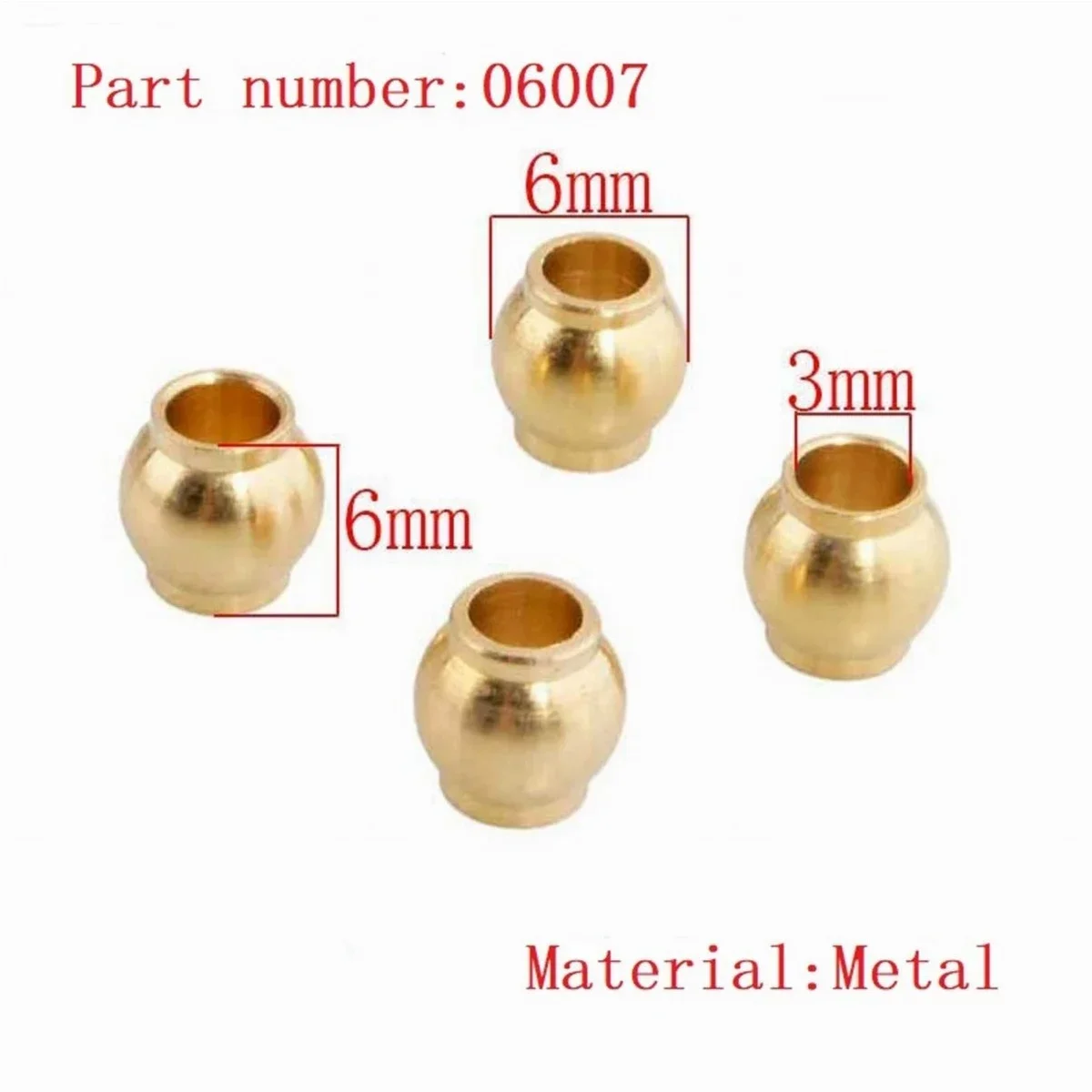 4pcs 8pcs Original Parts 06007 Shock Absorber Ball Joint for 1/10 HSP 94105 94106 94108 94109 94110 94107 94111 94115 94112