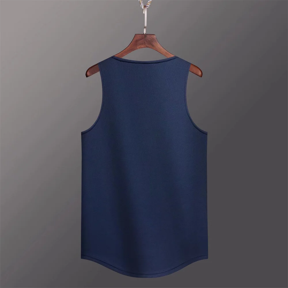 M-5XL Big Size Dry Fit Men Sleeveless Basketball Jersey Tops Clothes Crossfit Male Oversize Jogging Training Running Sports Vest