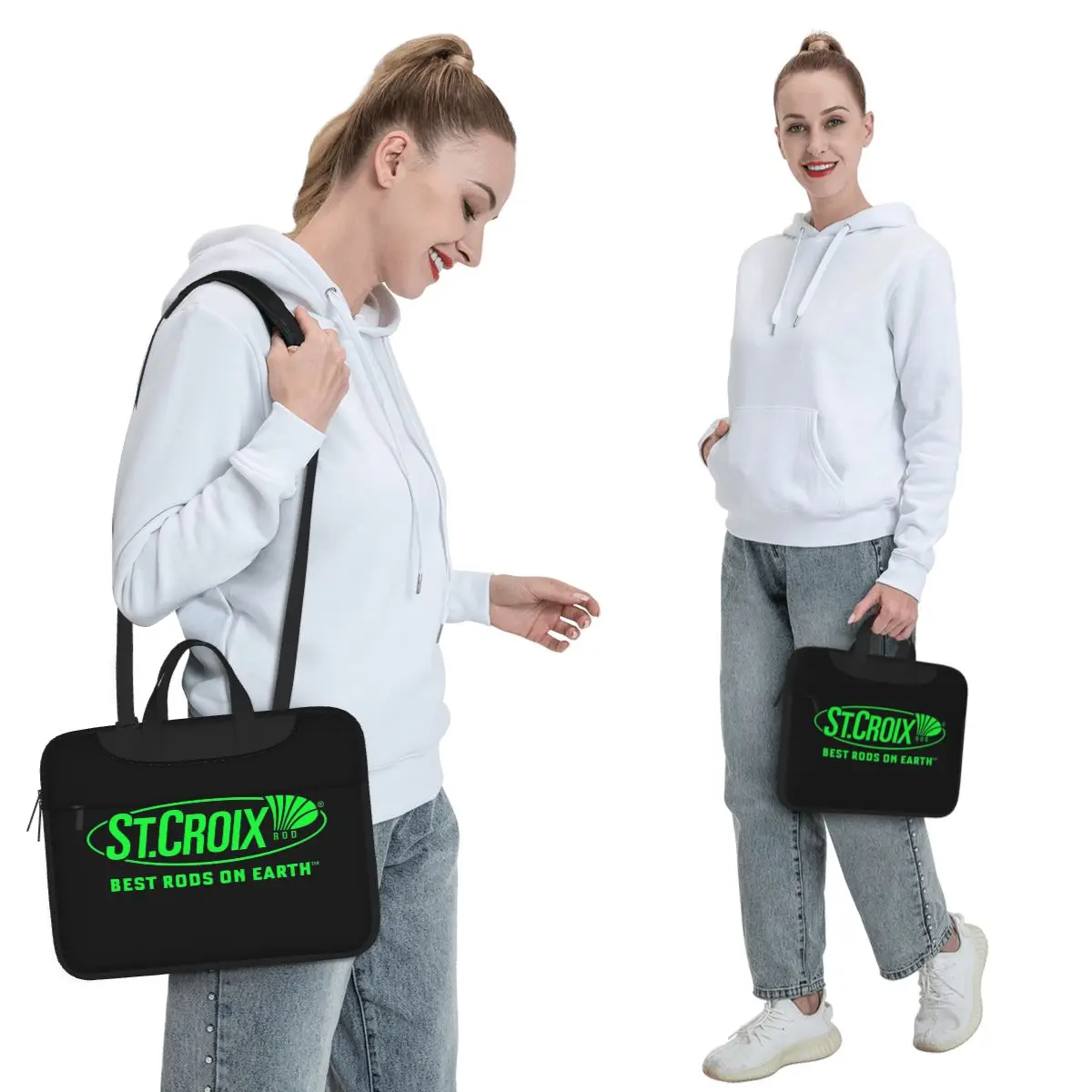 Life Love St Croix Merch Crossbody Laptop Bag Case Computer Bag Resistant Protective Notebook Pouch for Macbook Pro Lenovo