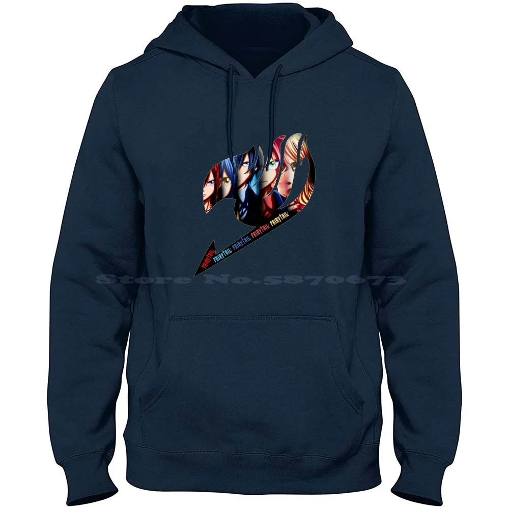

Logo 100% Pure Cotton Hoodie Tshirt Logo Natsu Zero Dragon Logo Erza Guild Member Manga Symbol Anime And Manga Fairies Happy