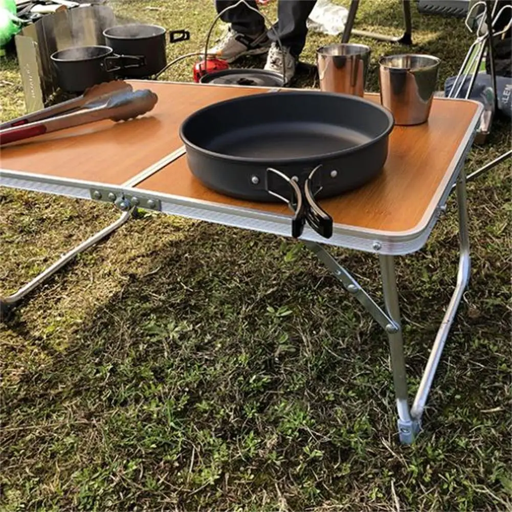 Portable Outdoor Folding Table Camping Picnic Alloy Table Strong Load-Bearing Dirt-Resistant For Picnic Camping Fishing