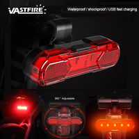 Bike Taillight 5*Leds Red Light Riding Warning Rear Light Usb Rechargeable Waterproof Mountain Bicycle Cycling Light Tail-lamp