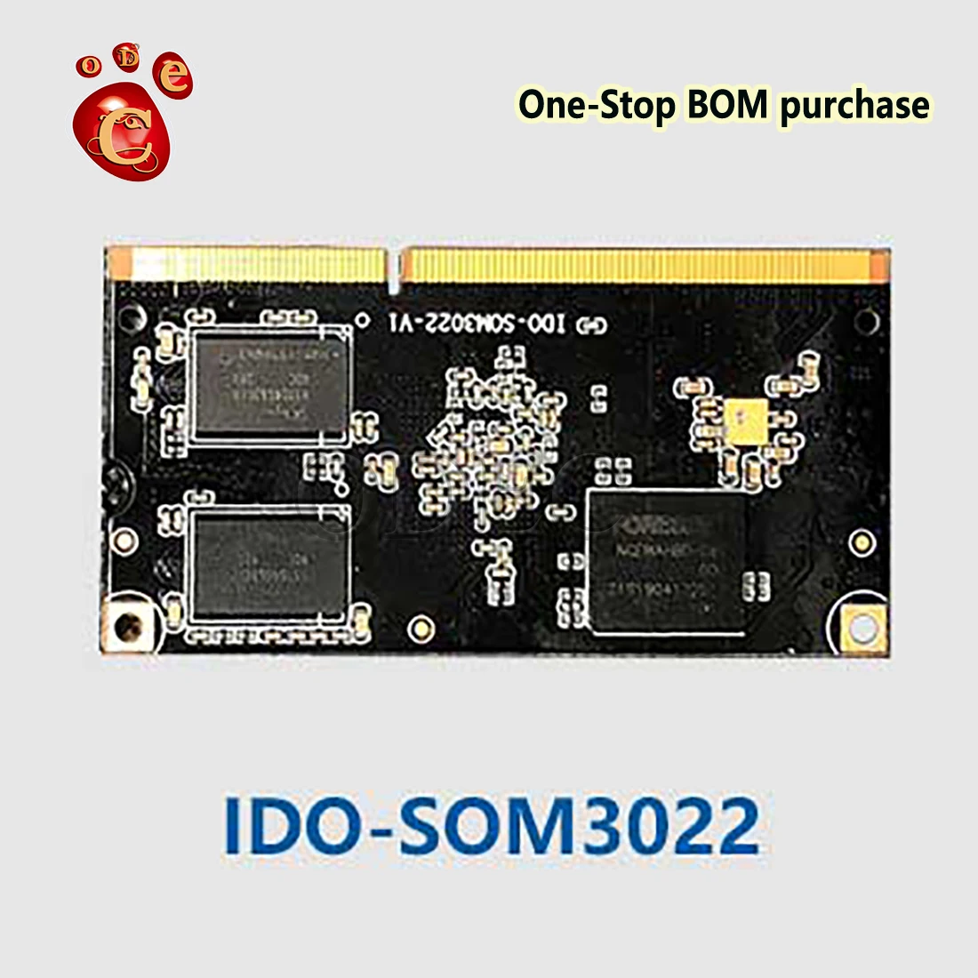 Placa base IDO-SOM3022PX30 Android, Rockchip PX30, solución de chip Goldfinger