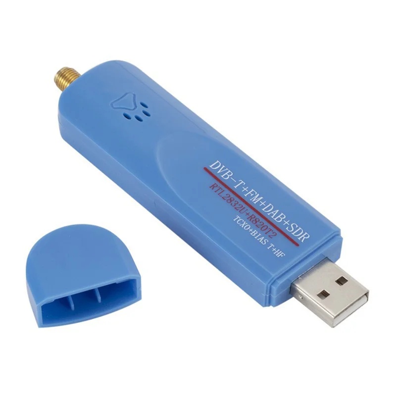 ABZW USB 2.0 RTL SDR TV Tuner Stick Dongle TCXO RTL2832U+R860 FM DVBT TV Stick DVB-T+FM+DAB+SDR TV Scanner Receiver