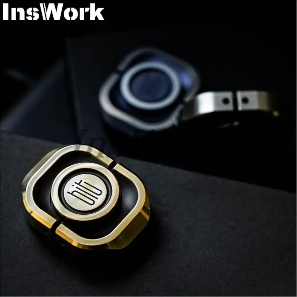 Bit01 LAUTIE Titanium Alloy Fingertip Gyro Decompression EDC Metal Fidget Spinner Adult Anti Stress Toy