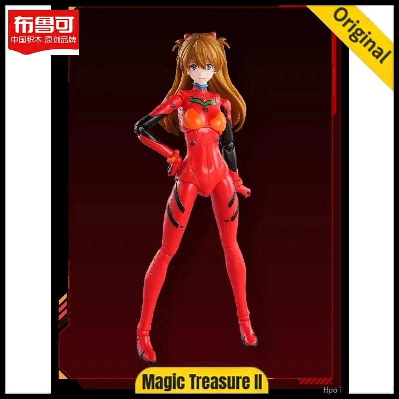 

【In Stock】Blokees EVA Soryu Asuka Langrey 010 Assembiy Action Figure