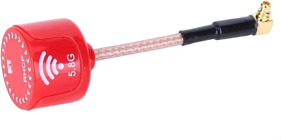 5.8GHz 3dBi RHCP High Gain Antenna Circular Polarized Fit for FPV Racing Drone RC Parts Accessory Red Modeling Accessories