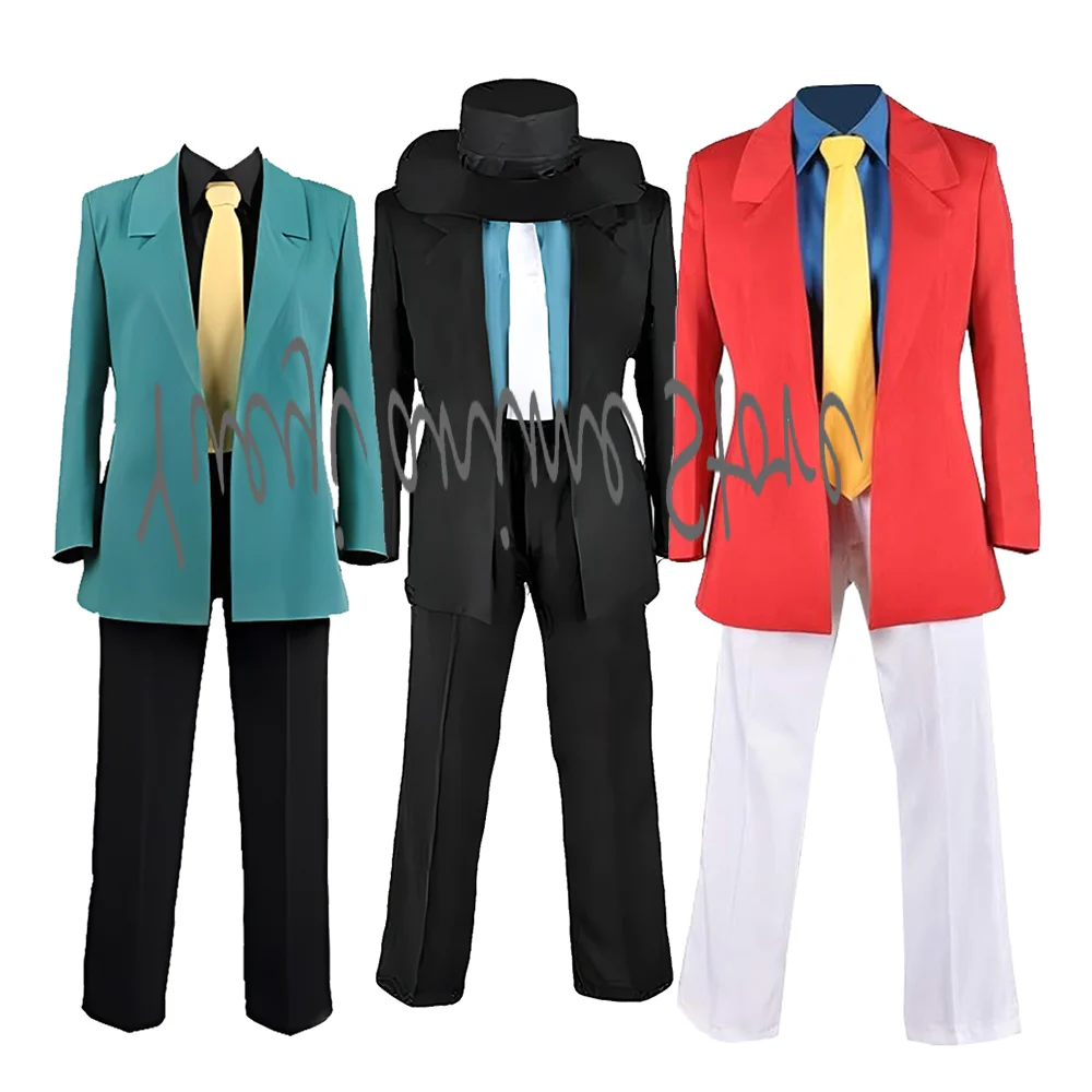

customized-Anime Rupan Sansei Cosplay Uniform Suit - Men/Women Sizes Available | Halloween Cosplay Outfit