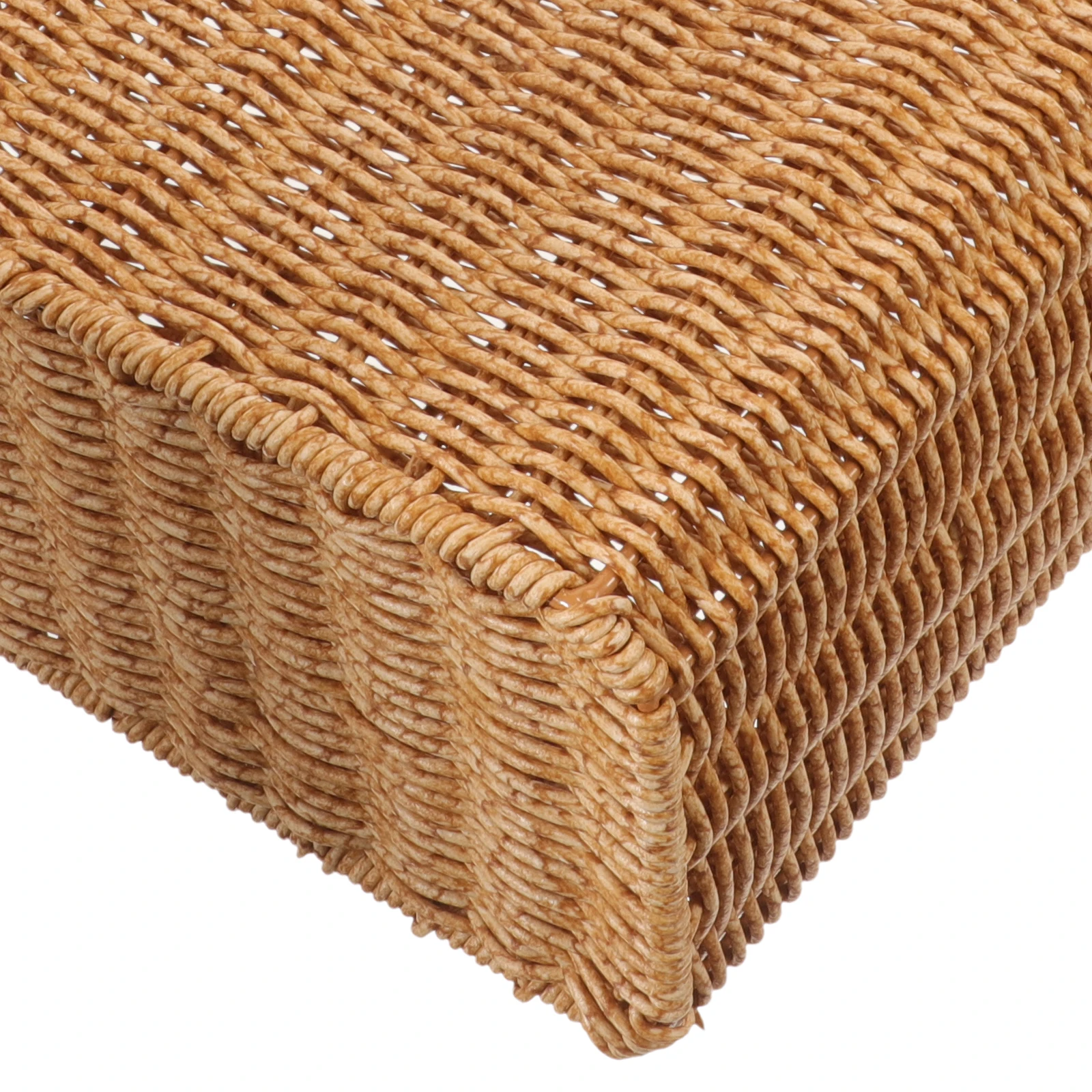 

Sturdy Woven Trash Can Multi-Function Storage Basket Bedroom Garbage Bin Light Rustic Style Organizer Kitchen Living