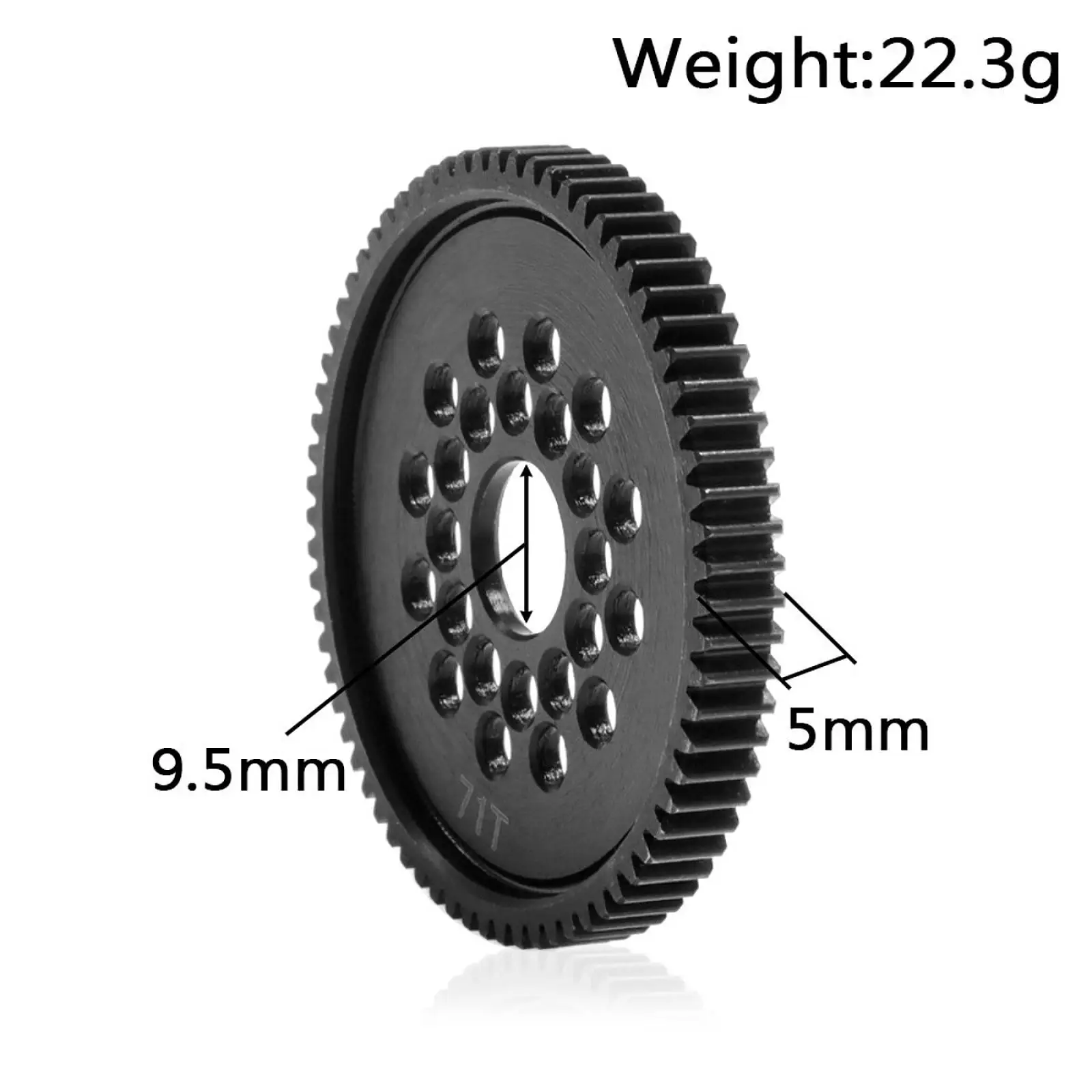 

Hardened Steel 71T Replacement Spur Drive Gear for RC Car Upgrade Parts for TA08 XV02 06M Vehicles