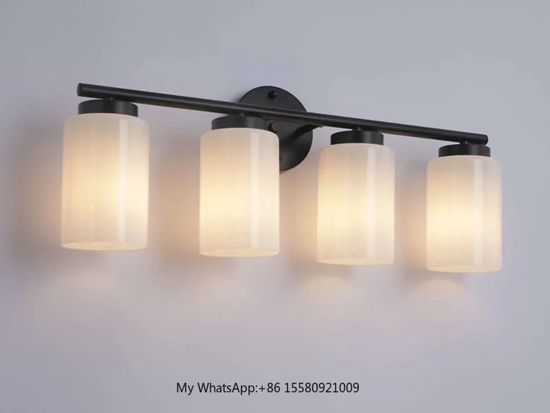 6 Lights 37'' Gold LED Modern Vanity Light for Bathroom Mirror Wall Lamp Fixture