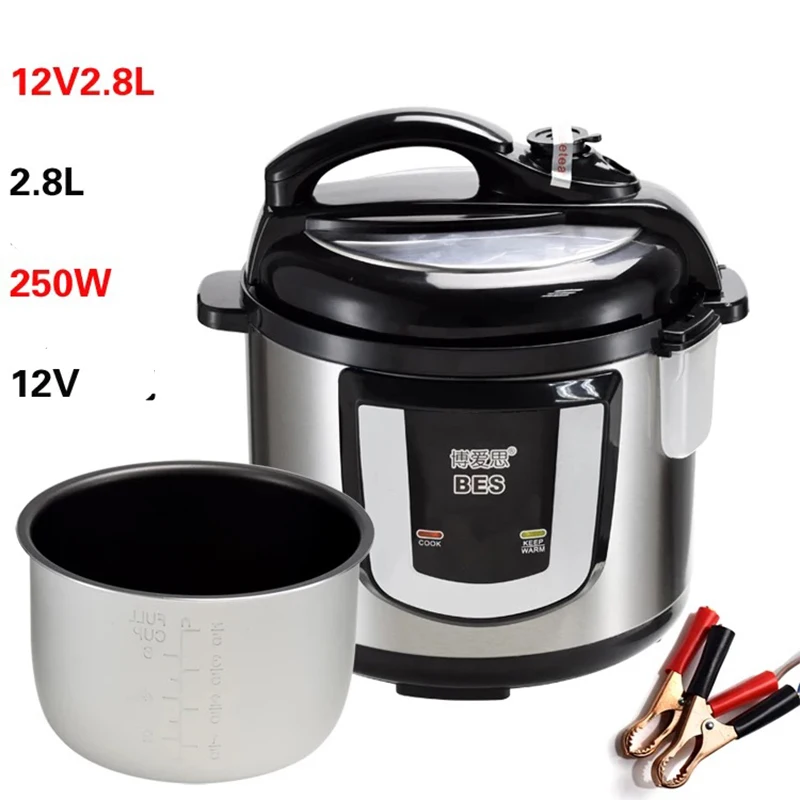 24v Dc Electric Pressure Cookers 2.8L For Truck/battery Powered