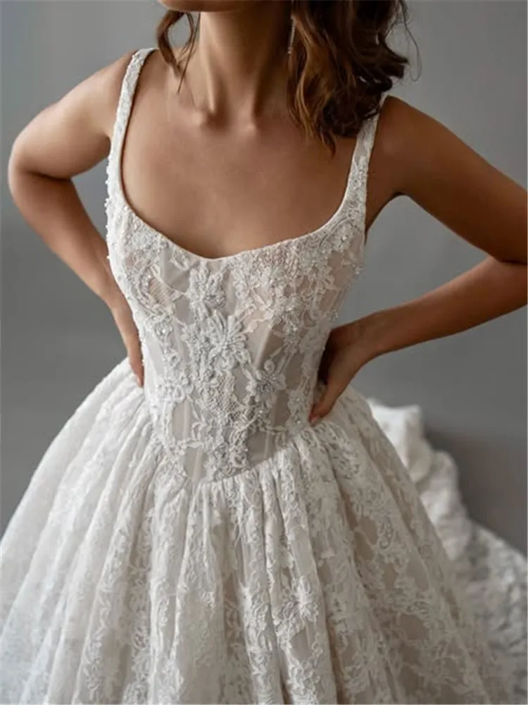 

Lace Wedding Dress Vestido De Noiva Casamento Princesa Bespoke Weddings Dresses 2025 Brides Luxury Robe Mariage Hochzeitskleider